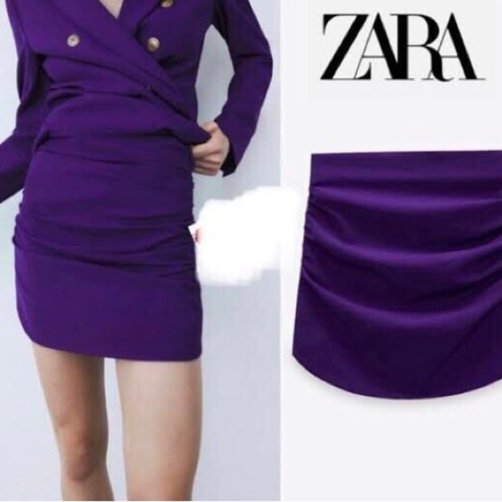 Like new purple mini skirt